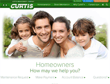 Tablet Screenshot of curtismanagement.com